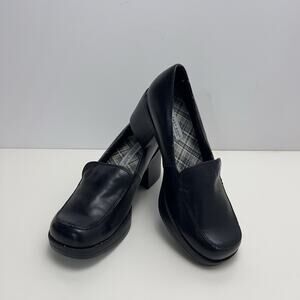 Vtg Y2K Lower East Side Black Bratz Chunky Platform Loafers Shoes Size 8